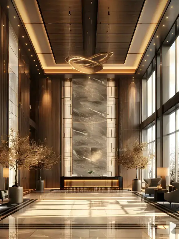 Premium lobby and reception area at Millennium 155
